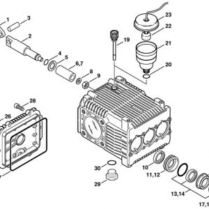 Набор опорных колец, 3 шт Stihl 4770-007-1052