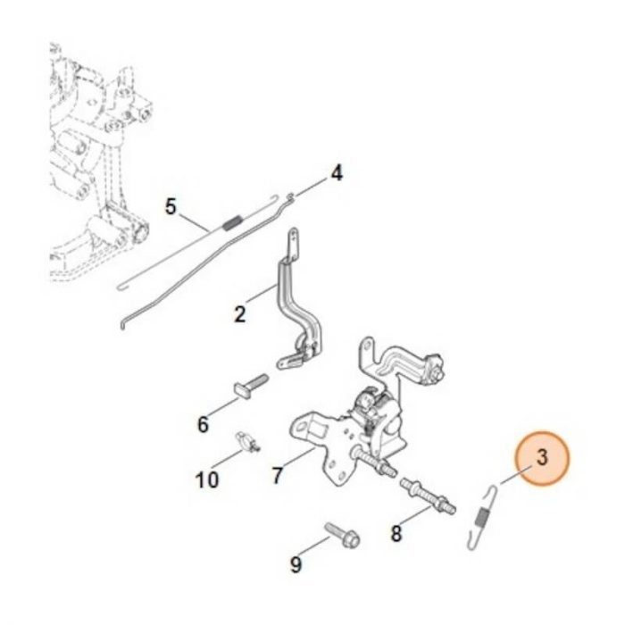 Пружина Stihl 0002-104-2100