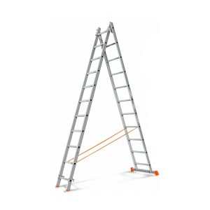 Алюминиевая двухсекционная универсальная лестница 5211 (310/506 см)