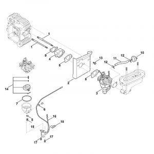 Набор для ремонта карбюратора Stihl 0004-882-5701