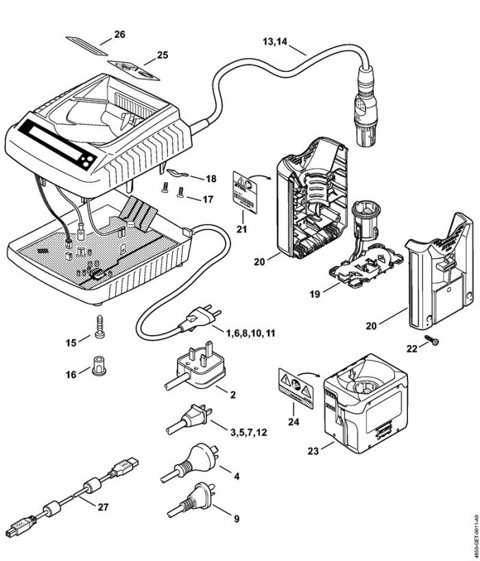 Набор для перенастройки ADG 2 Stihl 4850-007-1003