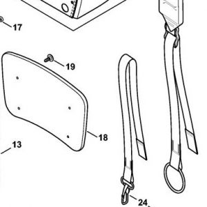 Мягкая накладка для спины Stihl 4244-790-8000