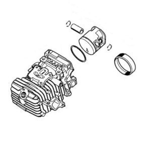 Цилиндр с поршнем Ø 38 мм Stihl 1137-020-1209