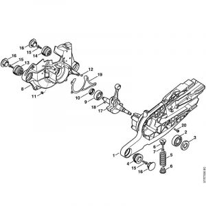 Половина картера STIHL 4224-020-2905