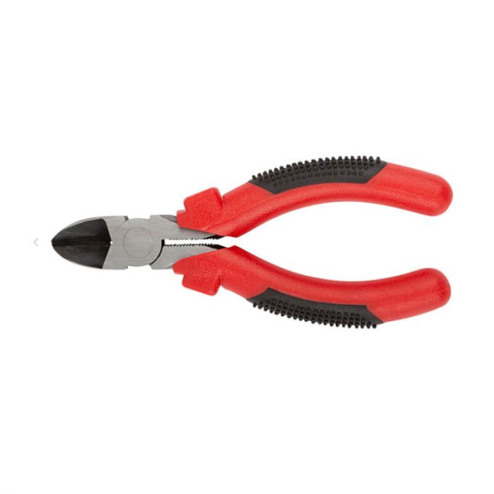 Бокорезы "Стандарт", красно-черные пластиковые ручки, полированная сталь 140 мм FIT