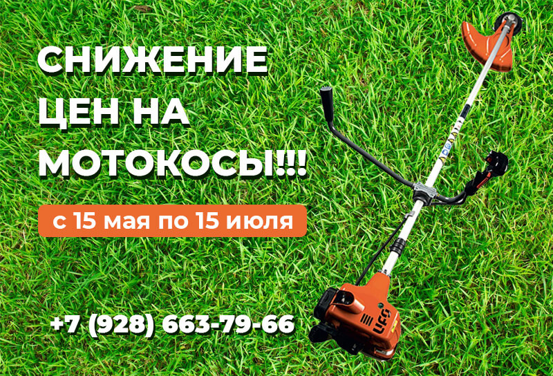 Снижение цен на мотокосы