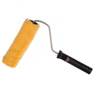 Валик полиакриловый желтый с ручкой 200 мм (FIT)