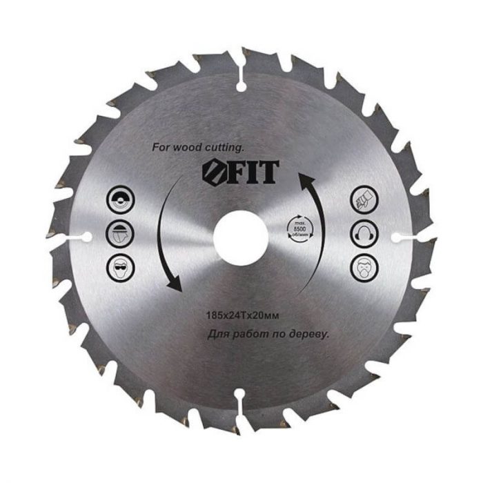 Диск пильный для циркулярных пил по дереву, спец. форма зуба 185 х 20 х 36 Т FIT