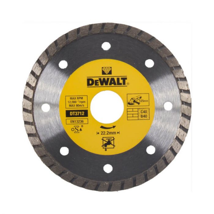 Диск алмазный DEWALT DT 3712 125*22,2 мм сплошной