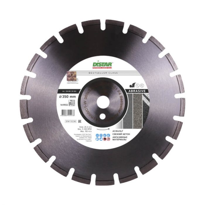 Диск алмазный DISTAR Bestseller Abrasive 1A1RSS/C1-W 350*3,2*25,4