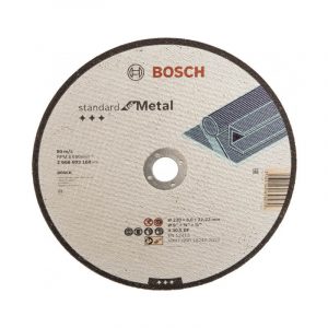 Диск отрезной Bosch 230*3.0*22,23 Standard for Metal (прямой, мет) 2.608.603.168