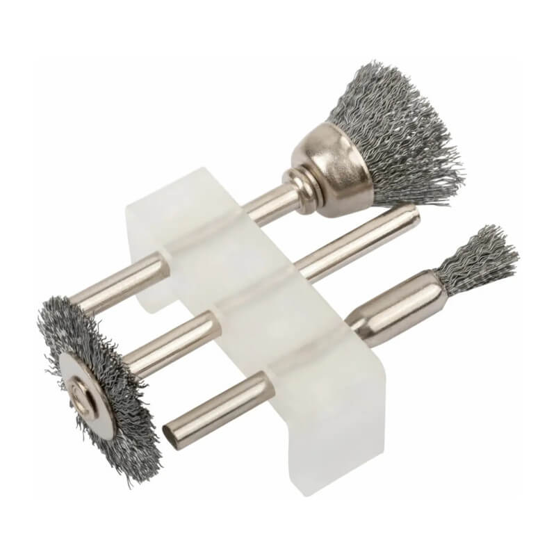 Корщетки из нержавеющей стали, набор 3 шт. FIT 36906 Корщетки из нержавеющей стали, набор 3 шт. FIT 36906