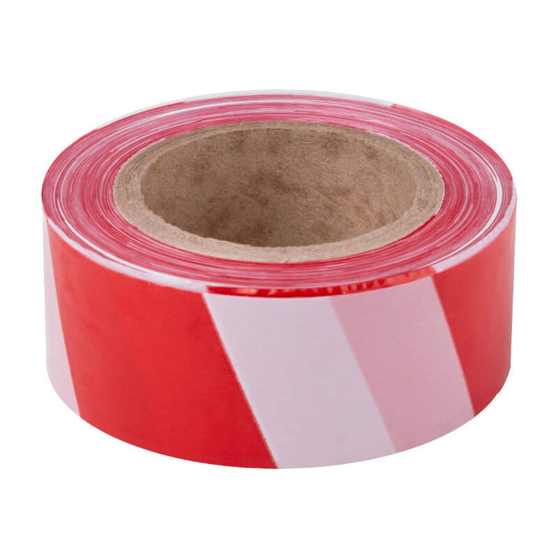 Лента сигнальная (красно-белая) 50 мм х 200 м FIT Лента сигнальная (красно-белая) 50 мм х 200 м FIT