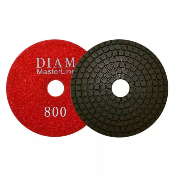 Круг Diam алмазный гибкий шлифовальный 100х2.5 мм; №800; мокрая 000578