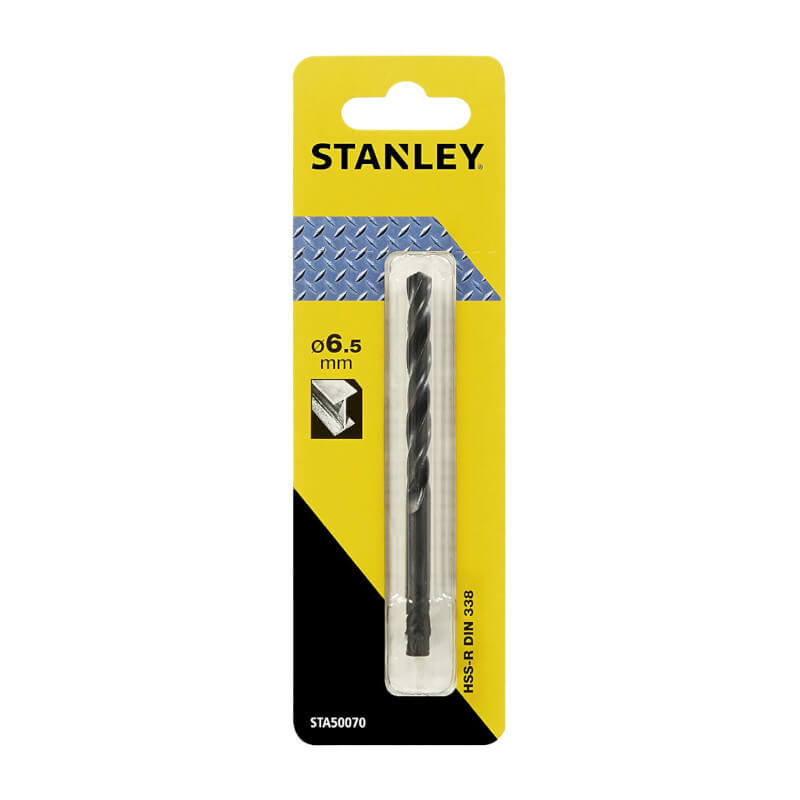 Сверло STANLEY по металлу HSS-R 6,5*101 Сверло STANLEY по металлу HSS-R 6,5*101