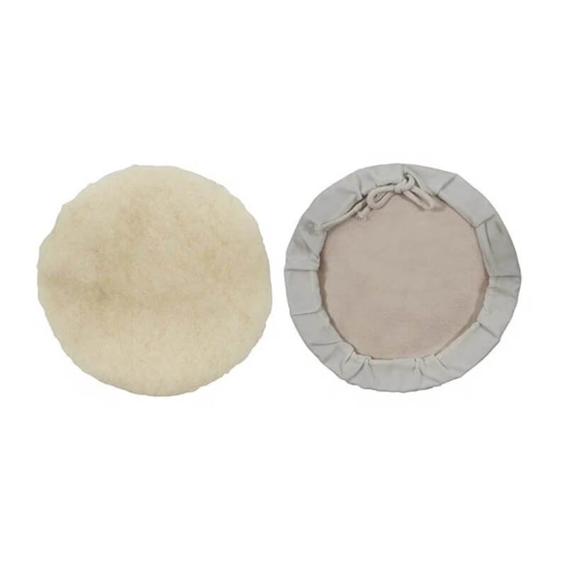 Чехол полировочный на завязках, натуральная шерсть, на тканевой основе 125 мм Чехол полировочный на завязках, натуральная шерсть, на тканевой основе 125 мм