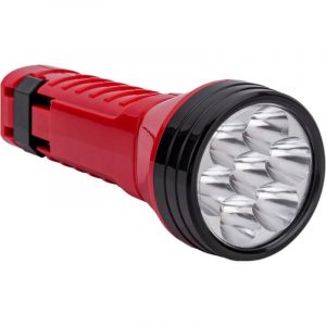 Фонарь светод. акк. 4V, 7 LED, 40м, 40Лм, красный Smartbuy  (1/120) SBF-95-R