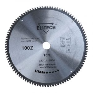 Диск пильный Elitech 305*30*100