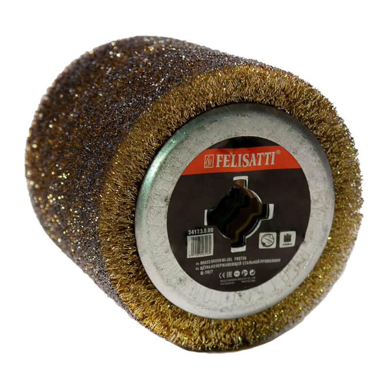 Щетка FELISATTI Щ-110/7 из нержавеющей стальной проволоки Щетка FELISATTI Щ-110/7 из нержавеющей стальной проволоки