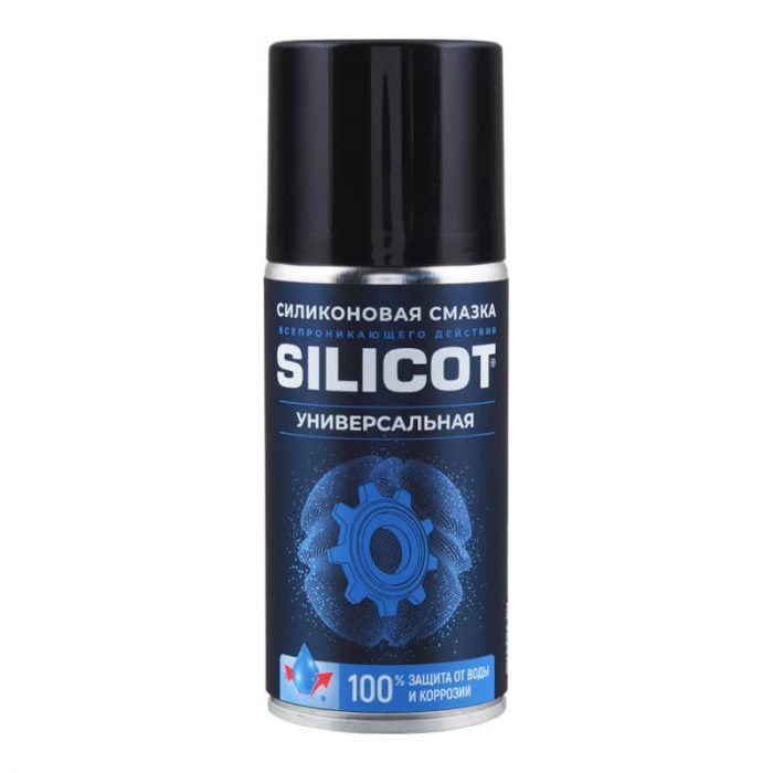 Смазка Silicot Spray для резиновых уплотнителей, 210мл флакон аэрозоль  (1/12) 2706