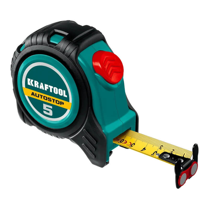Рулетка с автостопом KRAFTOOL AutoStop 5 м 3412-5-19 Рулетка с автостопом KRAFTOOL AutoStop 5 м 3412-5-19