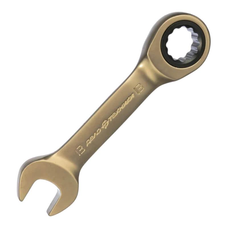 Комбинированный трещоточный короткий ключ 13 мм ДТ 200/5 Дело Техники 515613 Комбинированный трещоточный короткий ключ 13 мм ДТ 200/5 Дело Техники 515613