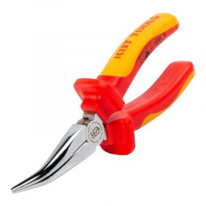 Изогнутые диэлектрические длинногубцы КВТ Профи 160 мм 79220