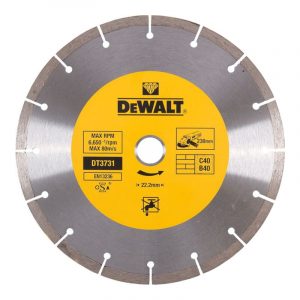 Диск алмазный DEWALT DT 3731 230*22,2 мм сегмент