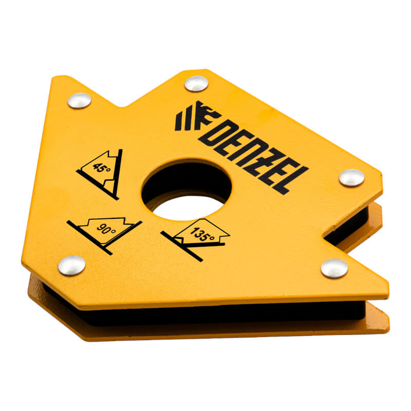 Фиксатор Denzel магнитный для сварочных работ 3 угла до 23 кг Фиксатор Denzel магнитный для сварочных работ 3 угла до 23 кг