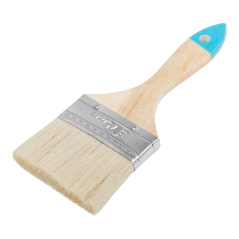 Кисть флейцевая "Эконом", натур, светлая щетина, деревянная ручка 3" (75 мм) FIT Кисть флейцевая "Эконом", натур, светлая щетина, деревянная ручка 3" (75 мм) FIT