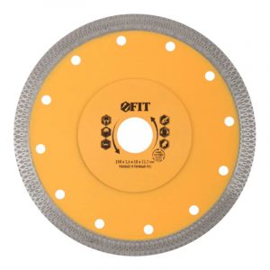 Диск отрезной алмазный универсальный Профи (сухая и влажная резка) 150х1,6х10х22,2 мм FIT