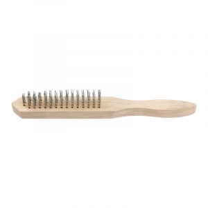 Корщетка с деревянной ручкой 4-х рядная FIT 38404