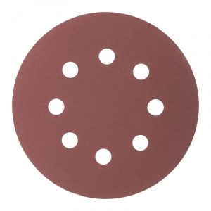 Круги шлифовальные сплошные (липучка), алюминий-оксидные, 125 мм, 5 шт. Р 400 MOS