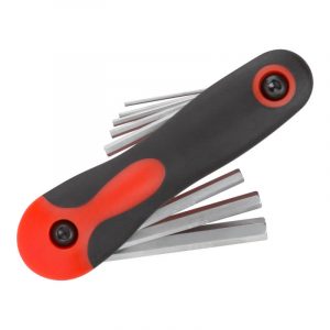 Ключи FIT IT шестигранные CrV 8 шт.( 1,5-8 мм ) складные
