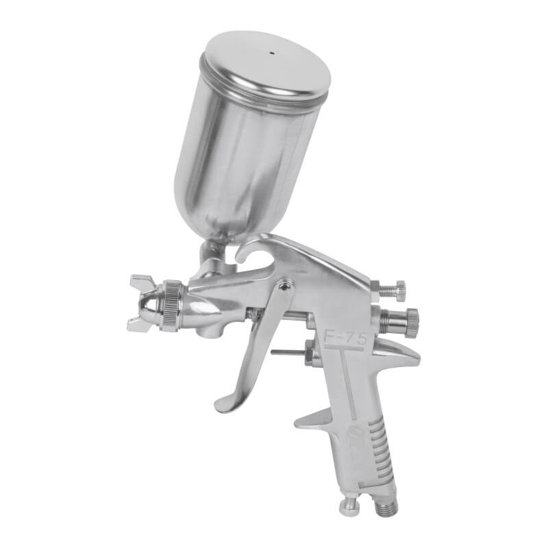 Краскопульт пневматический верхний металлический бачок 300мл. FIT Краскопульт пневматический верхний металлический бачок 300мл. FIT