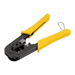 Кримпер для обжима разъемов rj11, rj12, rj45, пластиковые ручки,190 мм FIT
