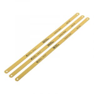 Полотна ножовочные по металлу односторонние 300 мм, набор 6 шт. на подвесе ( 18ТPI+24ТPI+32ТPI ) FIT