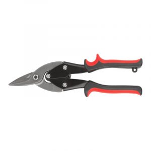 Ножницы по металлу усиленные crv Профи, прорезиненные ручки, левые 250 мм FIT