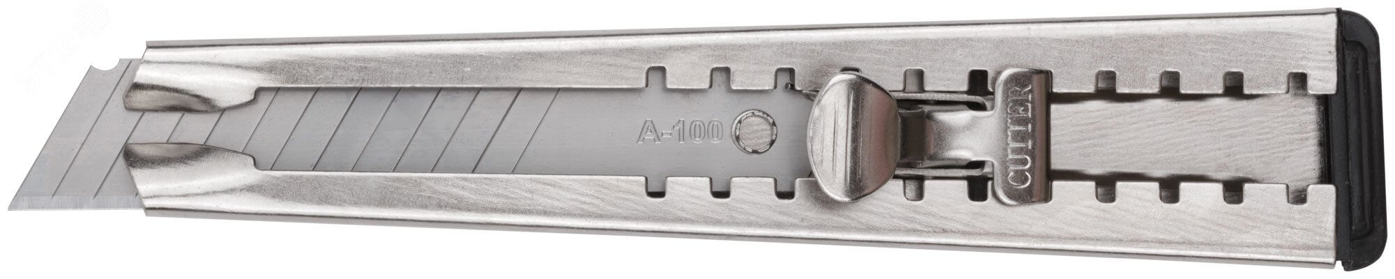 Нож технический, серия "Техно" 18 мм, метал.корпус, метал.фиксатор FIT Нож технический, серия "Техно" 18 мм, метал.корпус, метал.фиксатор FIT