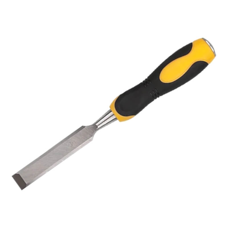 Стамеска Профи crv, двухцветная прорезиненная ручка 16 мм FIT Стамеска Профи crv, двухцветная прорезиненная ручка 16 мм FIT