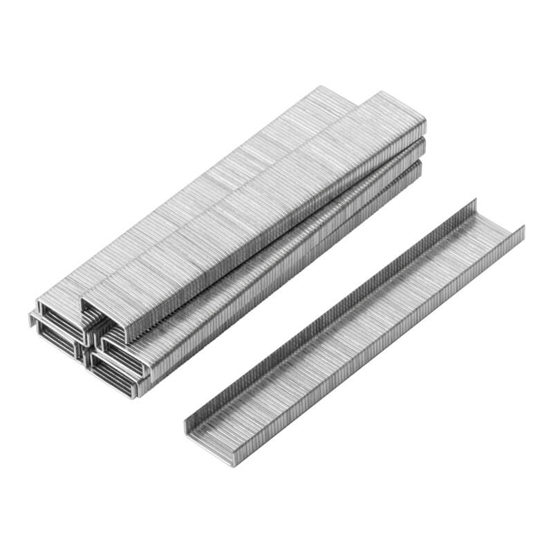 Скобы для степлера закалённые прямоугольные 11,3 мм х 0,7 мм (узкие тип 53) 4 мм, 1000 шт. Скобы для степлера закалённые прямоугольные 11,3 мм х 0,7 мм (узкие тип 53) 4 мм, 1000 шт.