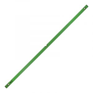 Уровень "Техно", 3 глазка, зеленый корпус, фрезерованная рабочая грань, шкала 2000 мм FIT