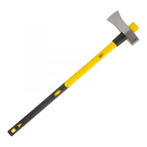Топор-колун кованый, фиберглассовая длинная ручка 900 мм, 2700 гр.FIT