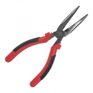 Утконосы "Стандарт", красно-черные пластиковые ручки, полированная сталь 200 мм FIT