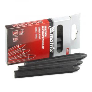 Мелки разметочные восковые черные, 120мм коробка 6шт MATRIX