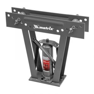 Трубогиб гидравлический Matrix 1/2-2", 12 т, в комплекте с башмаками 181335