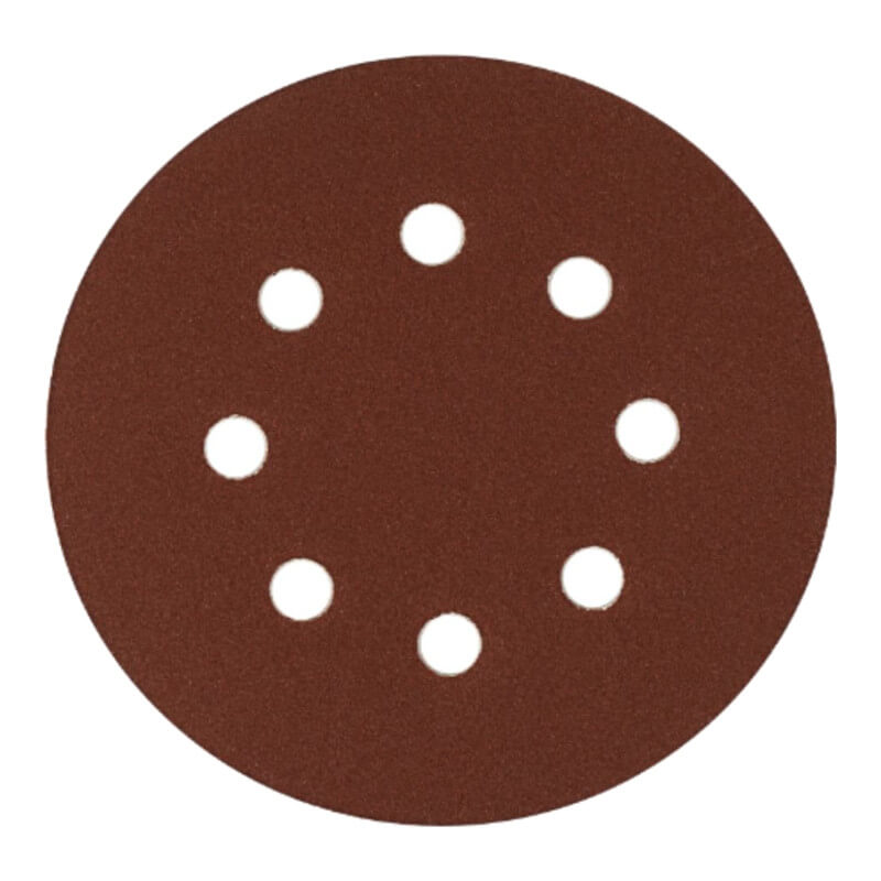 Круг абразивный на ворсовой подложке под "липучку", перфорированный, P 180, 125 мм, 5 шт.// Matrix Круг абразивный на ворсовой подложке под "липучку", перфорированный, P 180, 125 мм, 5 шт.// Matrix