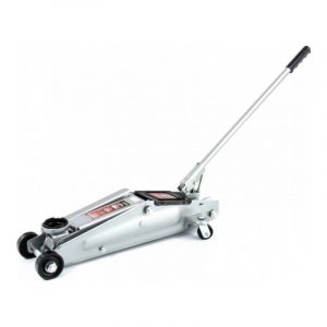 Домкрат гидравлический подкатный, 3 т, высота подъема 130-410 мм, поворотная ручка Matrix