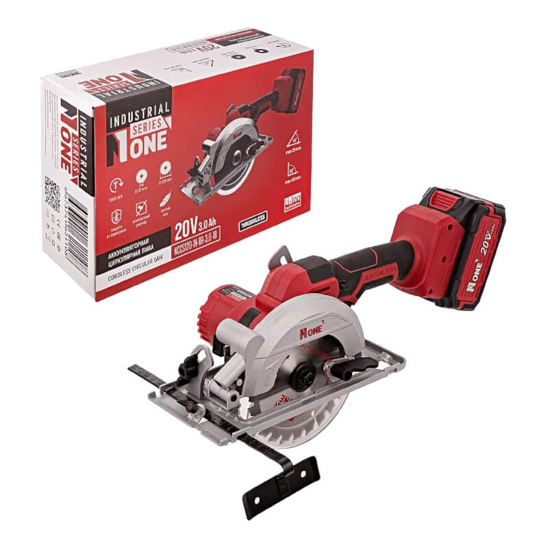 Пила циркул.акк.бесщет.NCCS120-1N-BR-3.0-1B (20V.3.0Ah,1АКК,1З/У,d=125мм,подсвет) №1 Пила циркул.акк.бесщет.NCCS120-1N-BR-3.0-1B (20V.3.0Ah,1АКК,1З/У,d=125мм,подсвет) №1