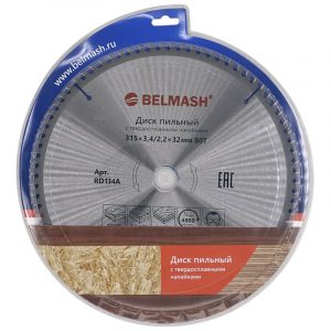 Диск пильный БЕЛМАШ 315*3,4/2,2*32/30 80T RD134A